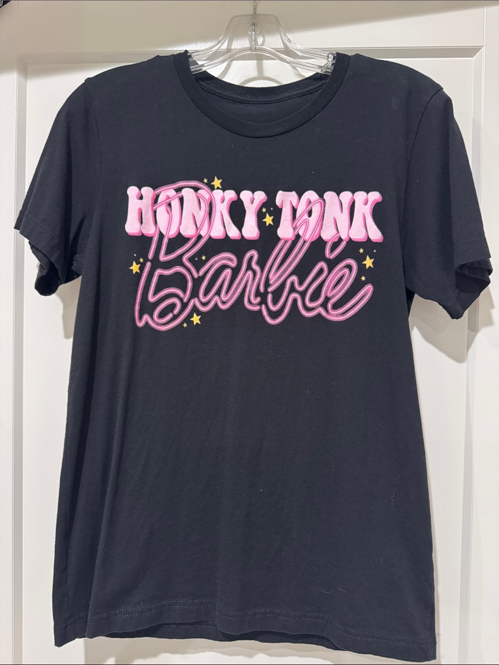 Honky Tonk Barbie Graphic Tee - Black / Pink